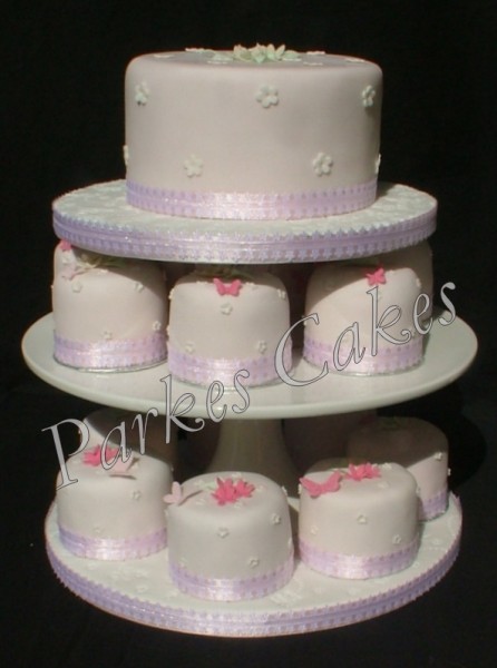 butterfly wedding cake